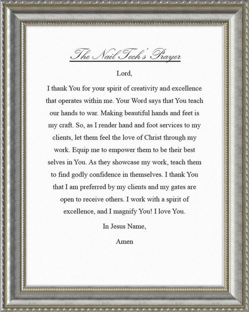 Nail Tech's Prayer