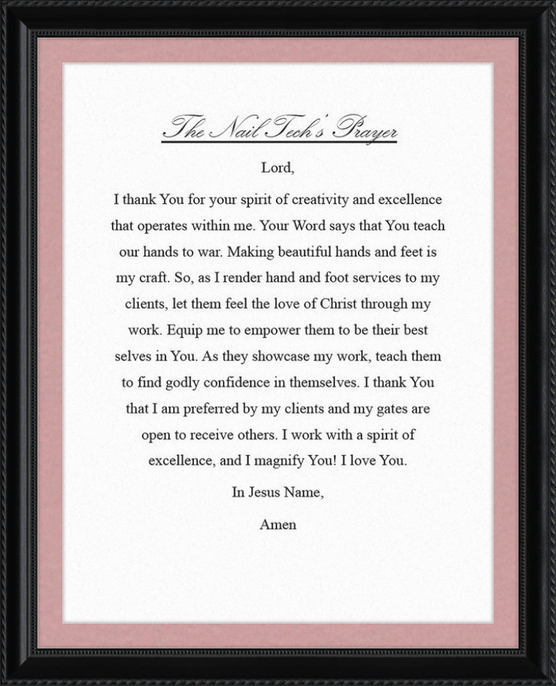 Nail Tech's Prayer