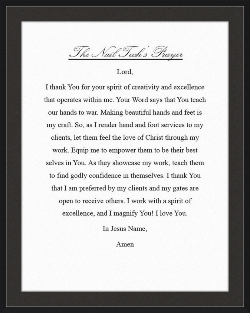 Nail Tech's Prayer