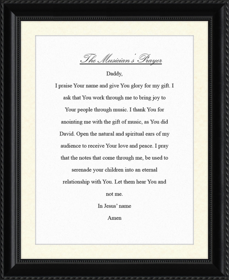 The Musician's Prayer