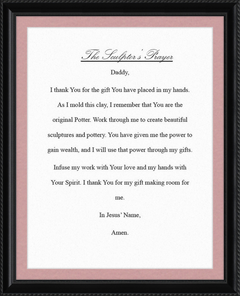 Sculptor's Prayer