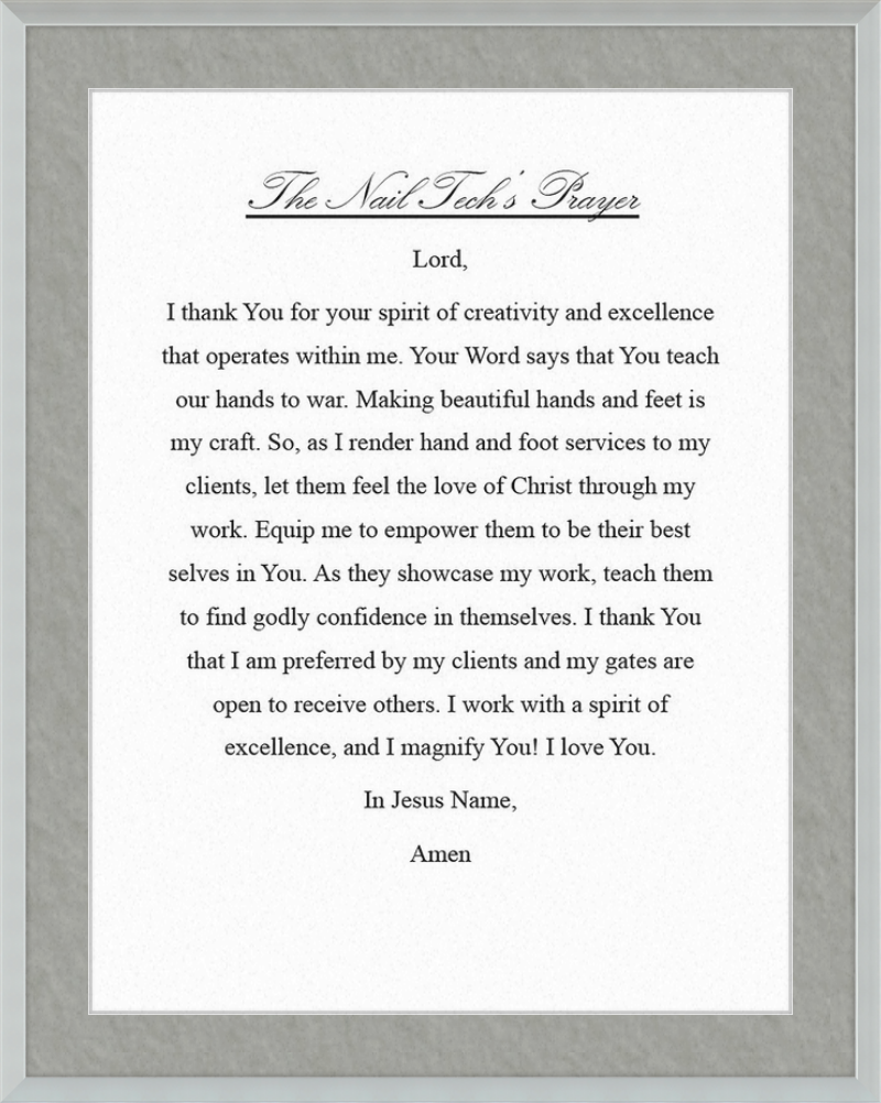 Nail Tech's Prayer