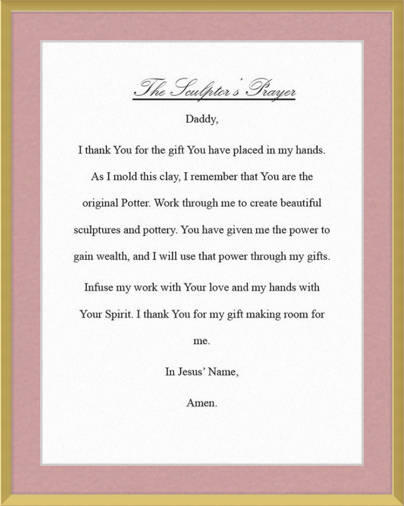 Sculptor's Prayer