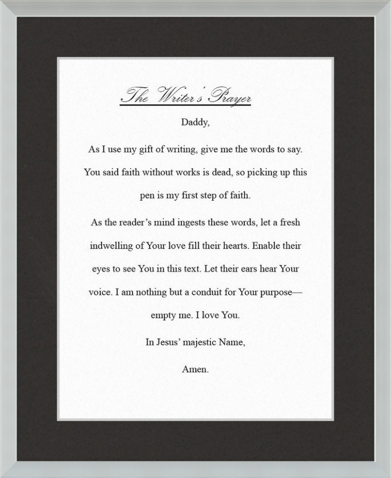 Writer's Prayer