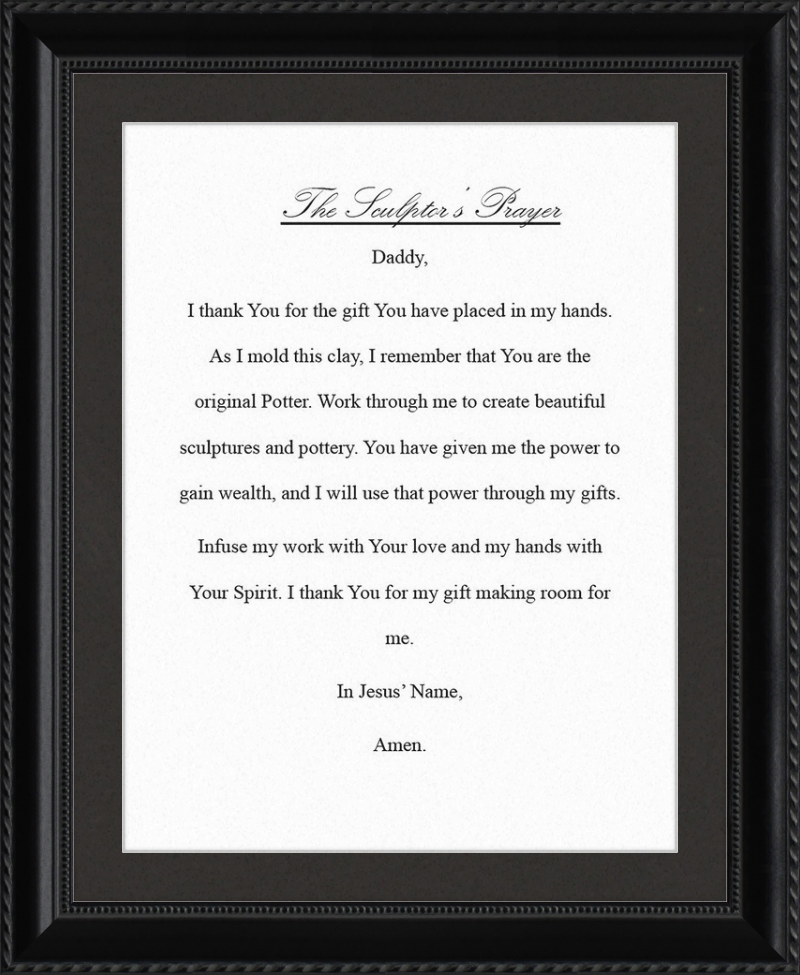 Sculptor's Prayer