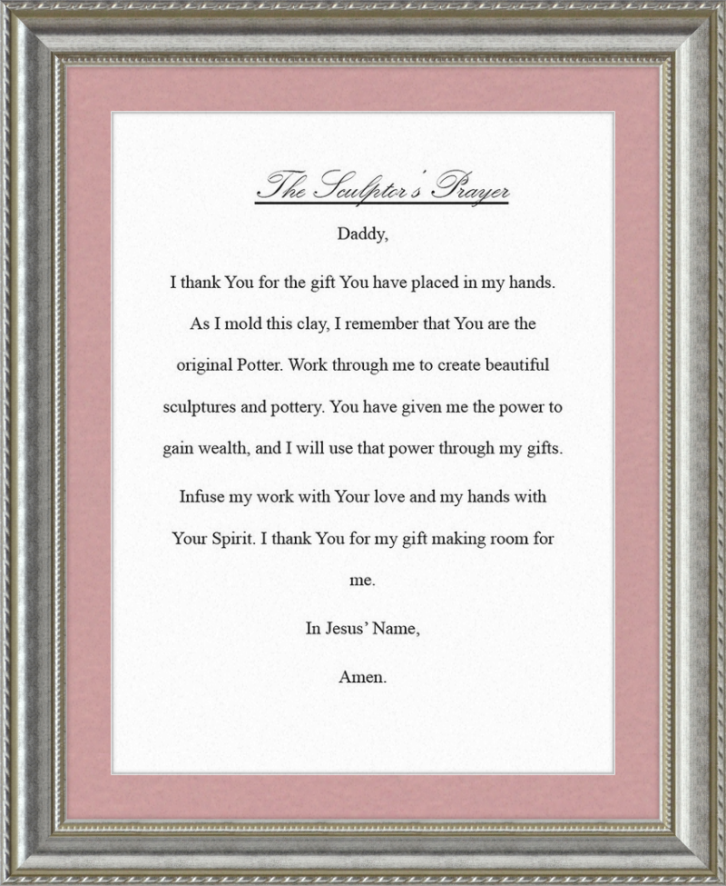 Sculptor's Prayer