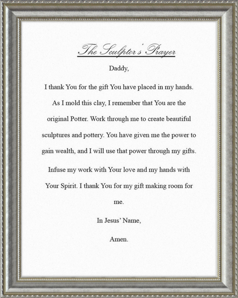 Sculptor's Prayer
