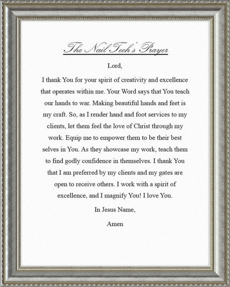 Nail Tech's Prayer