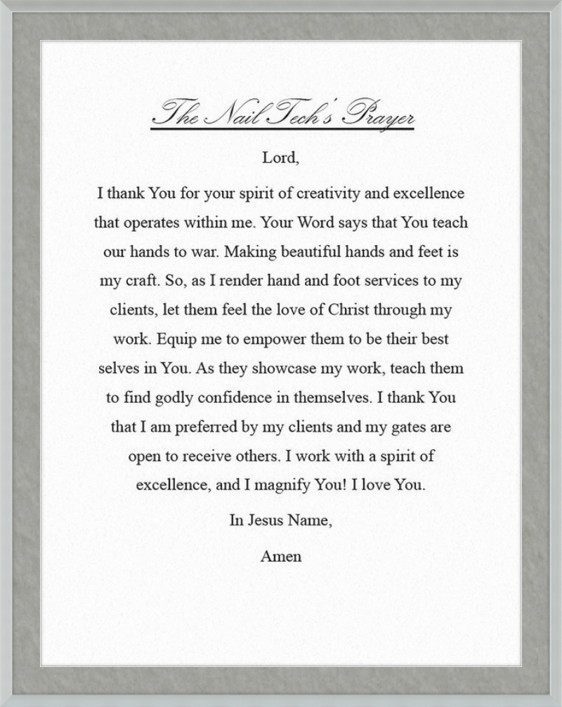 Nail Tech's Prayer