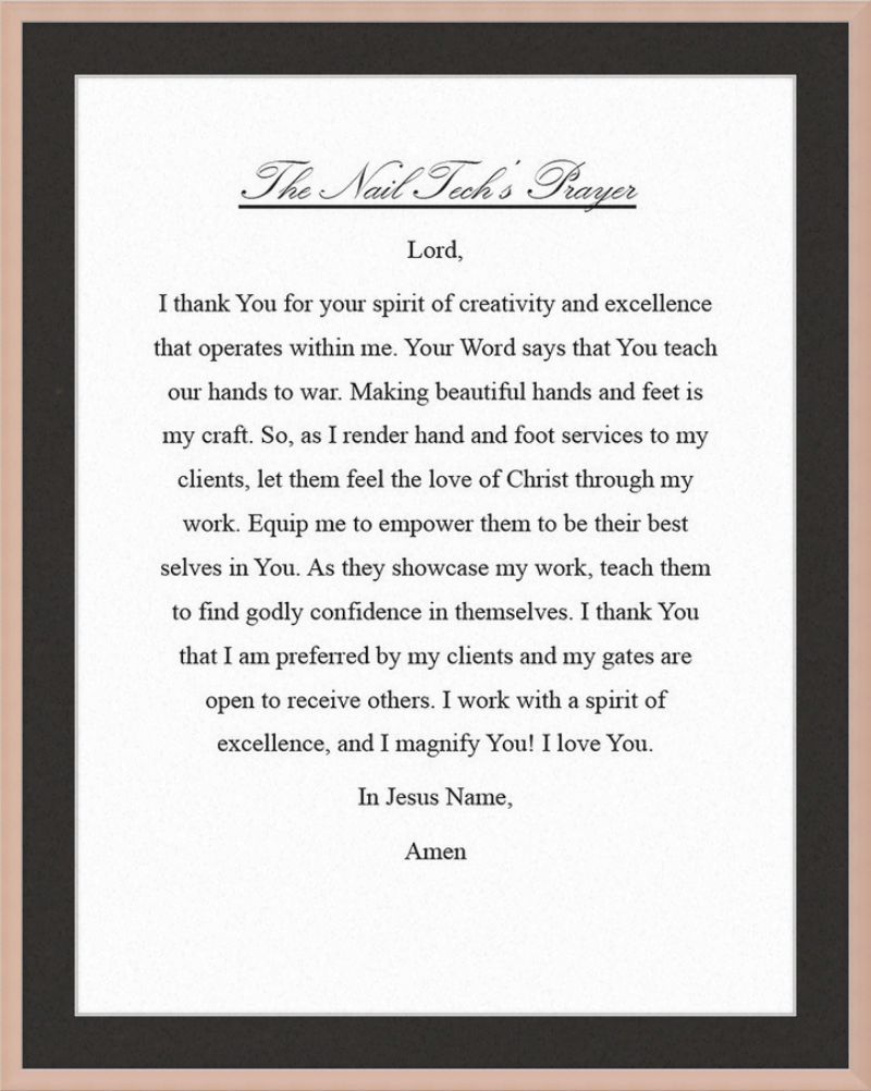 Nail Tech's Prayer