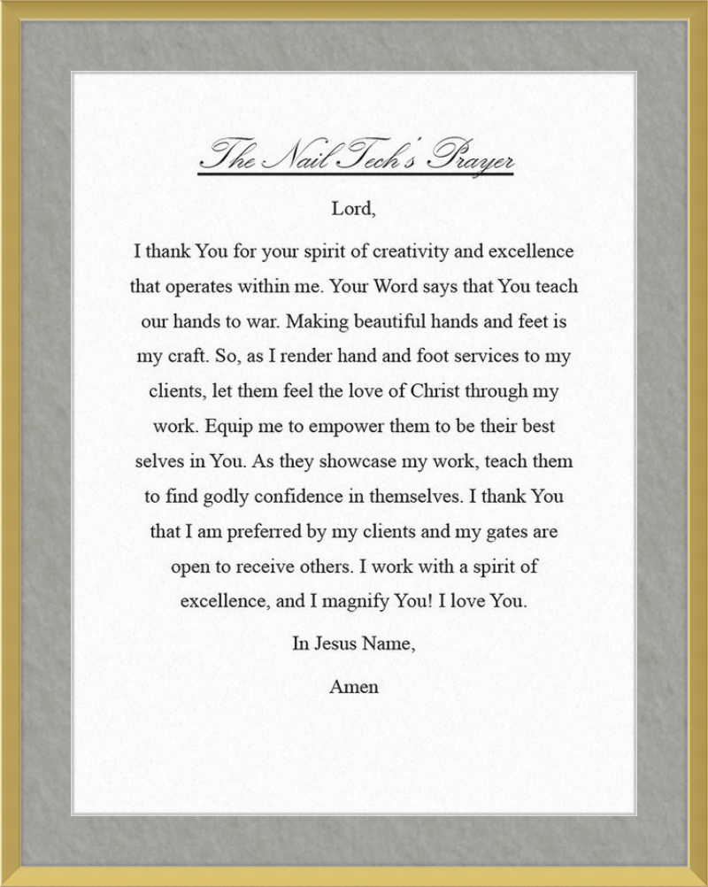 Nail Tech's Prayer