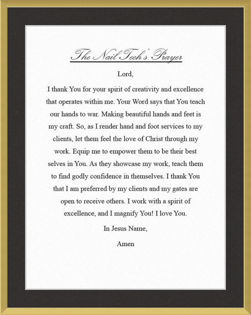 Nail Tech's Prayer