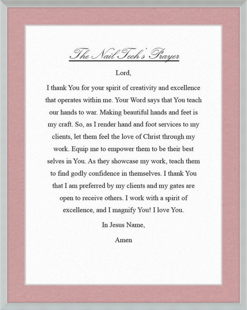 Nail Tech's Prayer