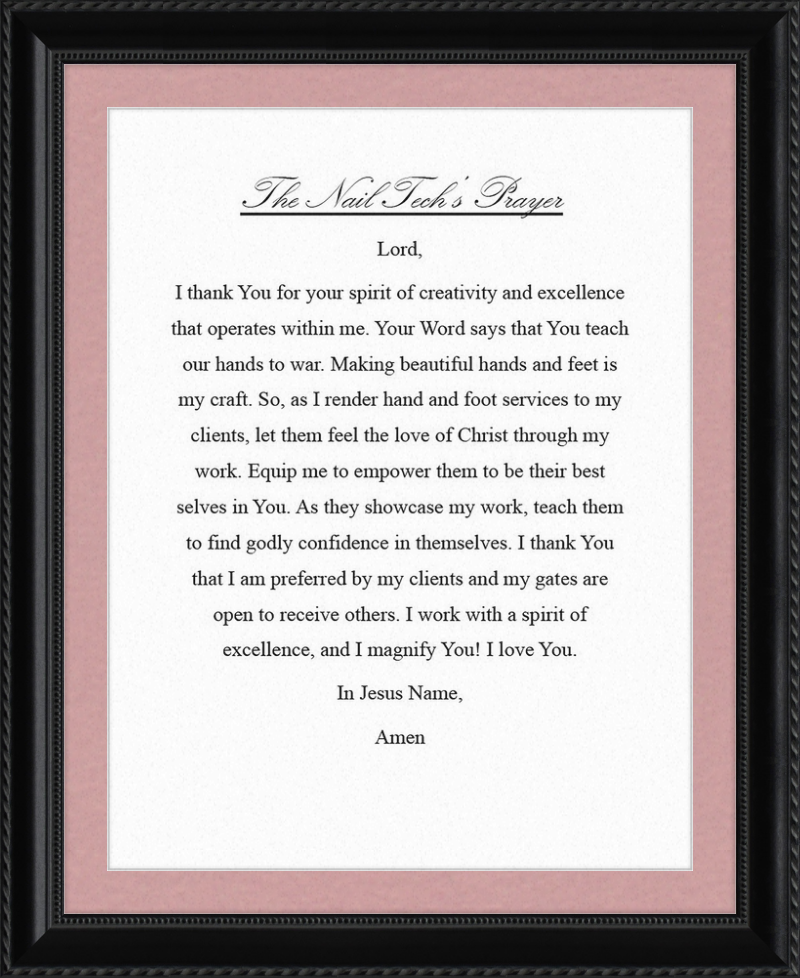 Nail Tech's Prayer