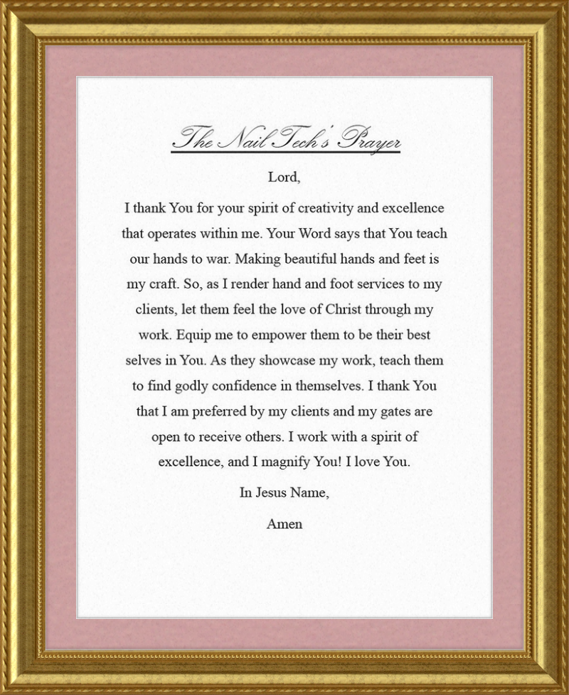 Nail Tech's Prayer