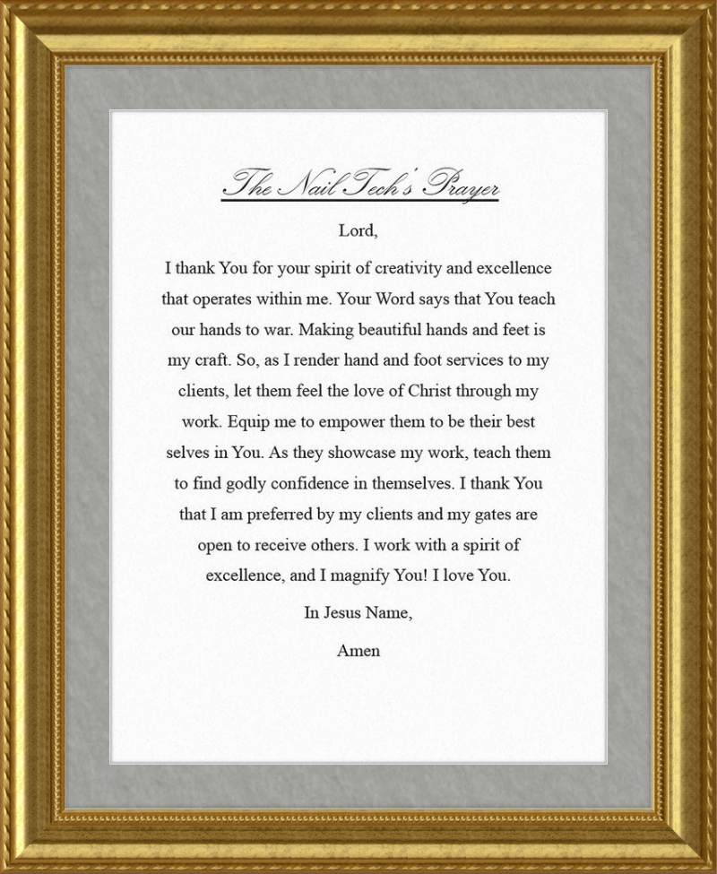 Nail Tech's Prayer