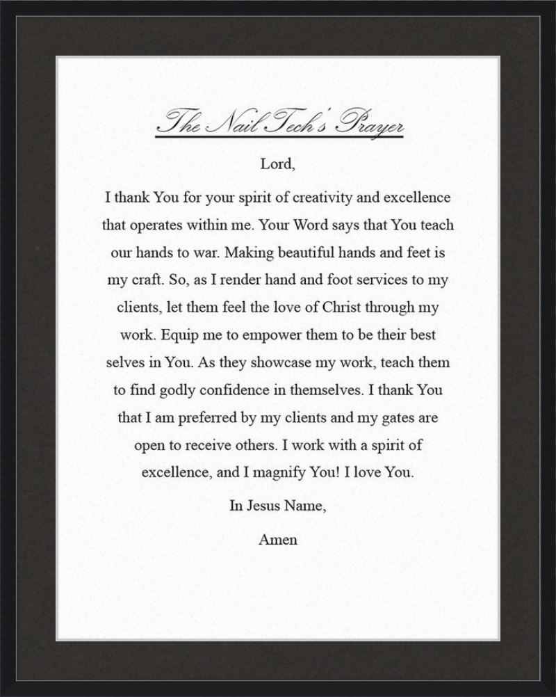 Nail Tech's Prayer
