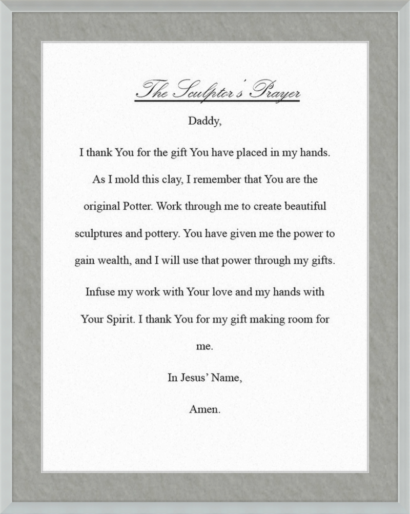 Sculptor's Prayer