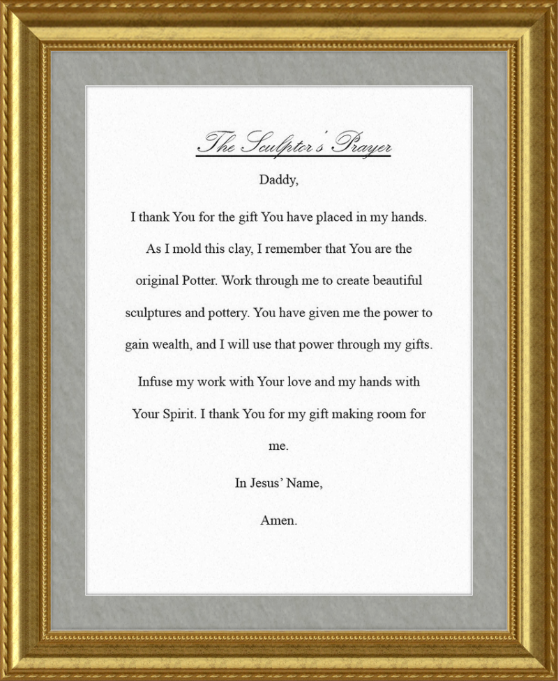 Sculptor's Prayer