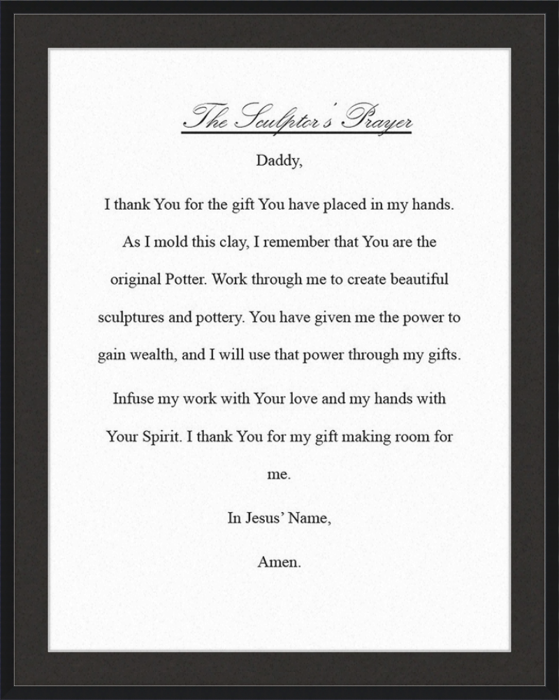 Sculptor's Prayer