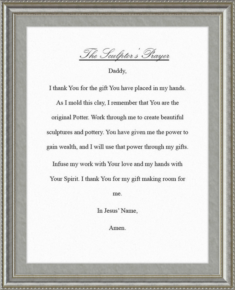 Sculptor's Prayer