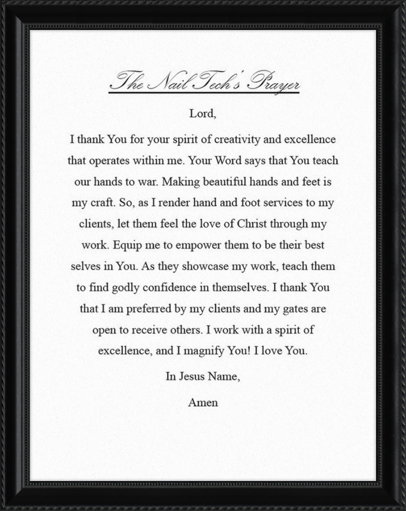 Nail Tech's Prayer
