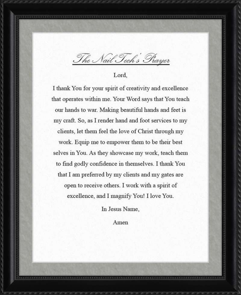 Nail Tech's Prayer
