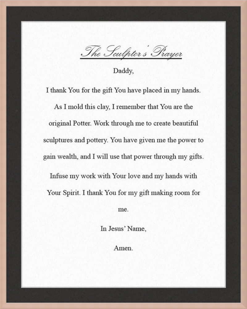 Sculptor's Prayer