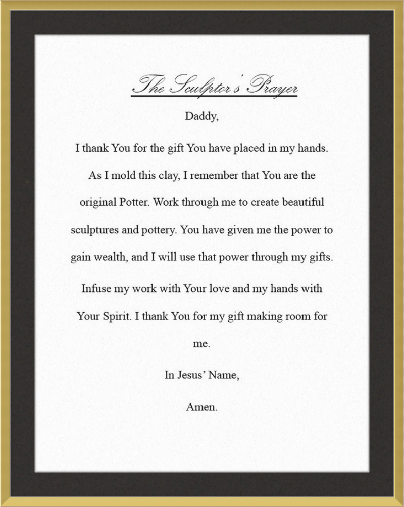 Sculptor's Prayer