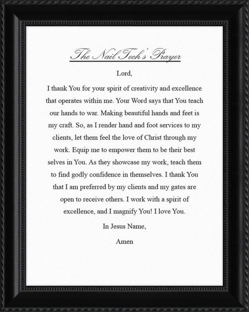 Nail Tech's Prayer