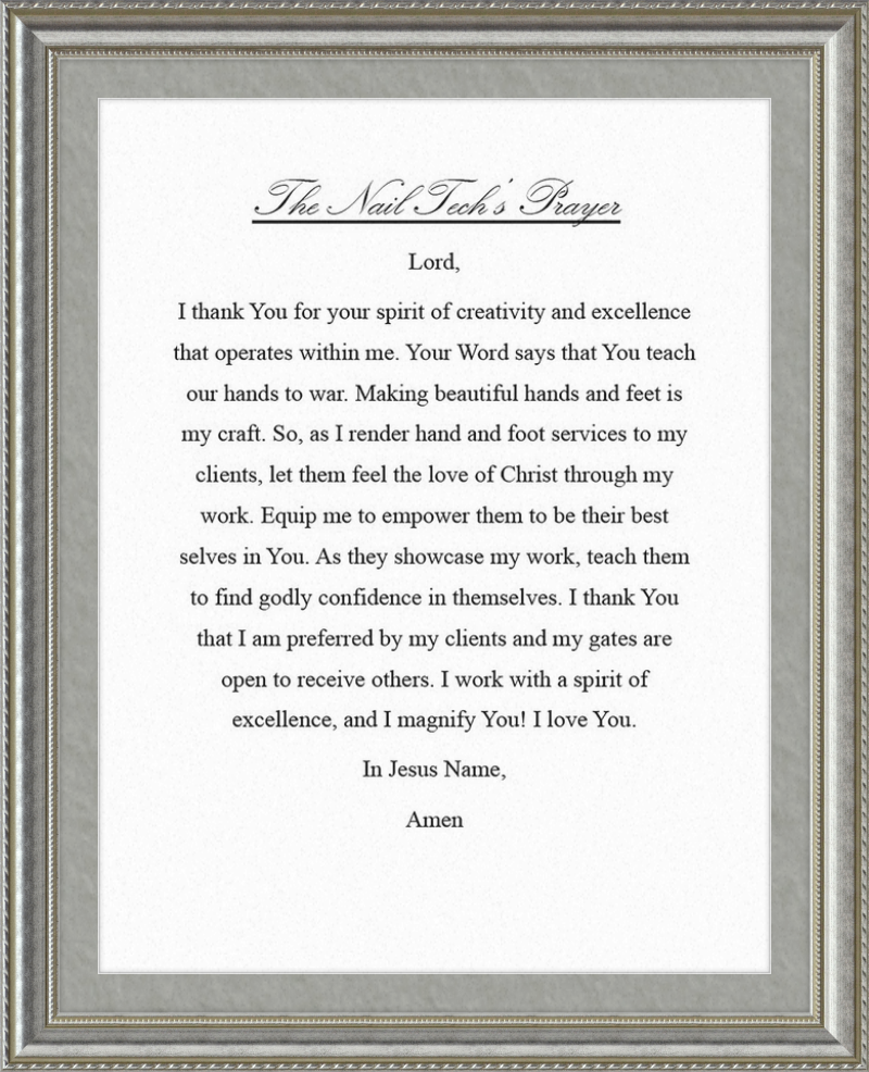 Nail Tech's Prayer