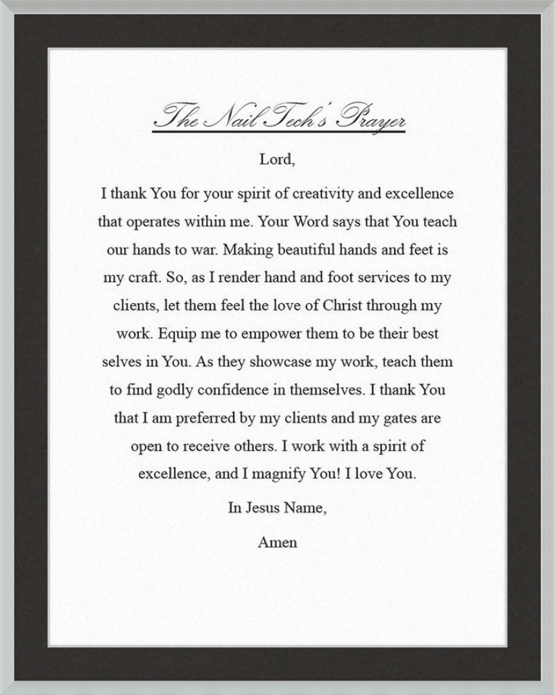 Nail Tech's Prayer