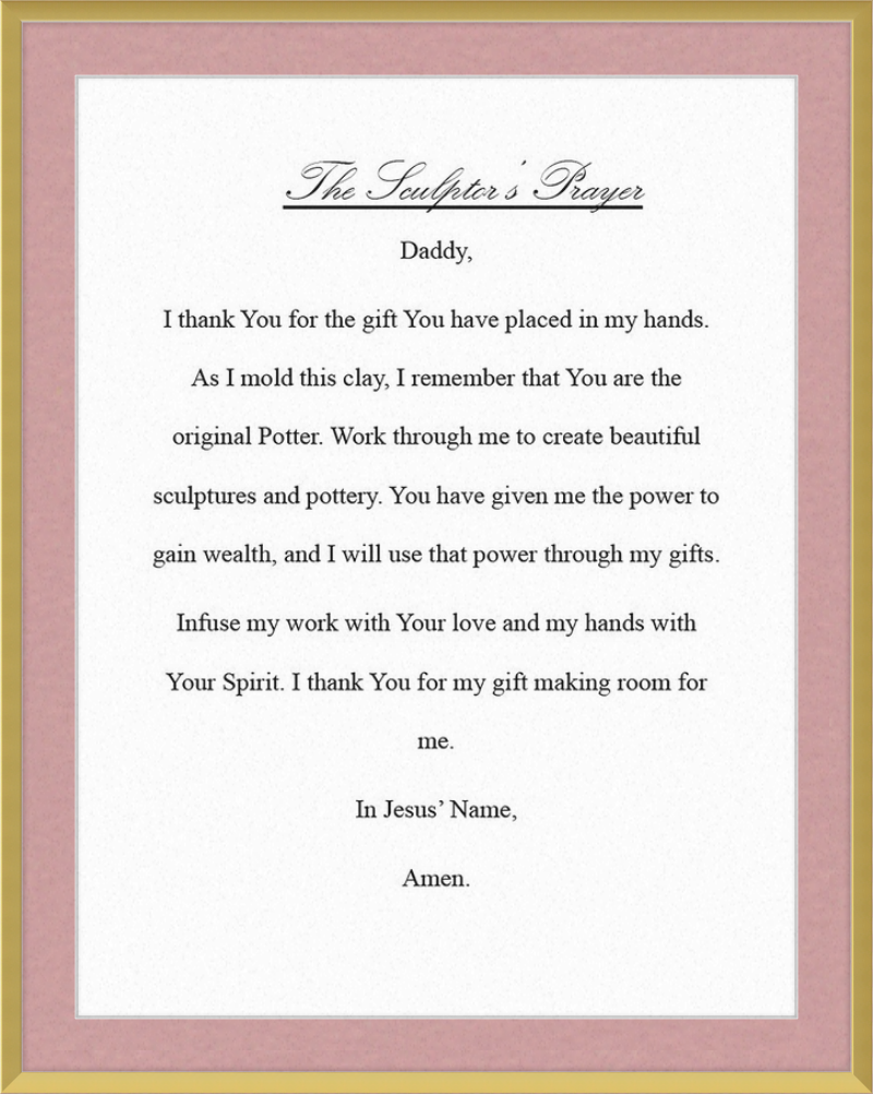 Sculptor's Prayer