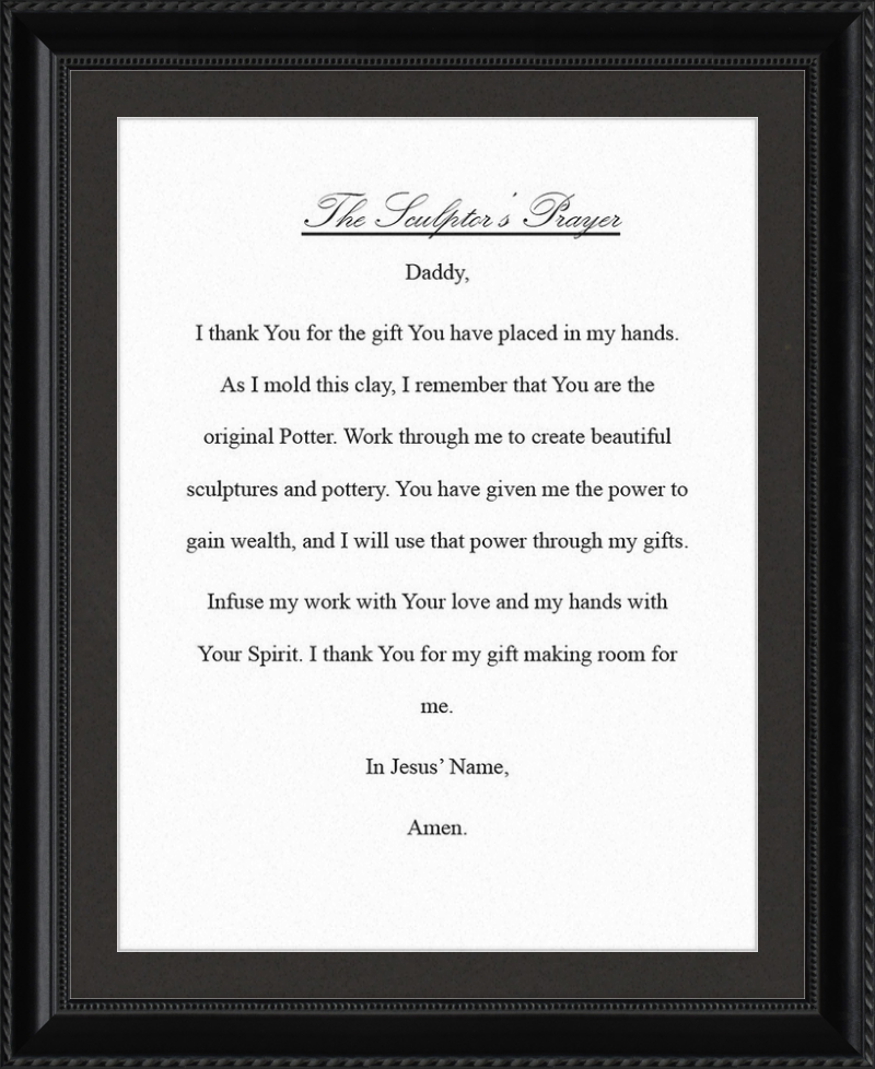 Sculptor's Prayer