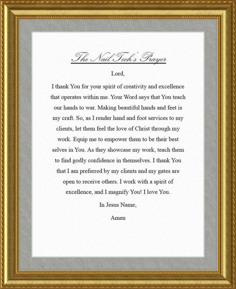 Nail Tech's Prayer
