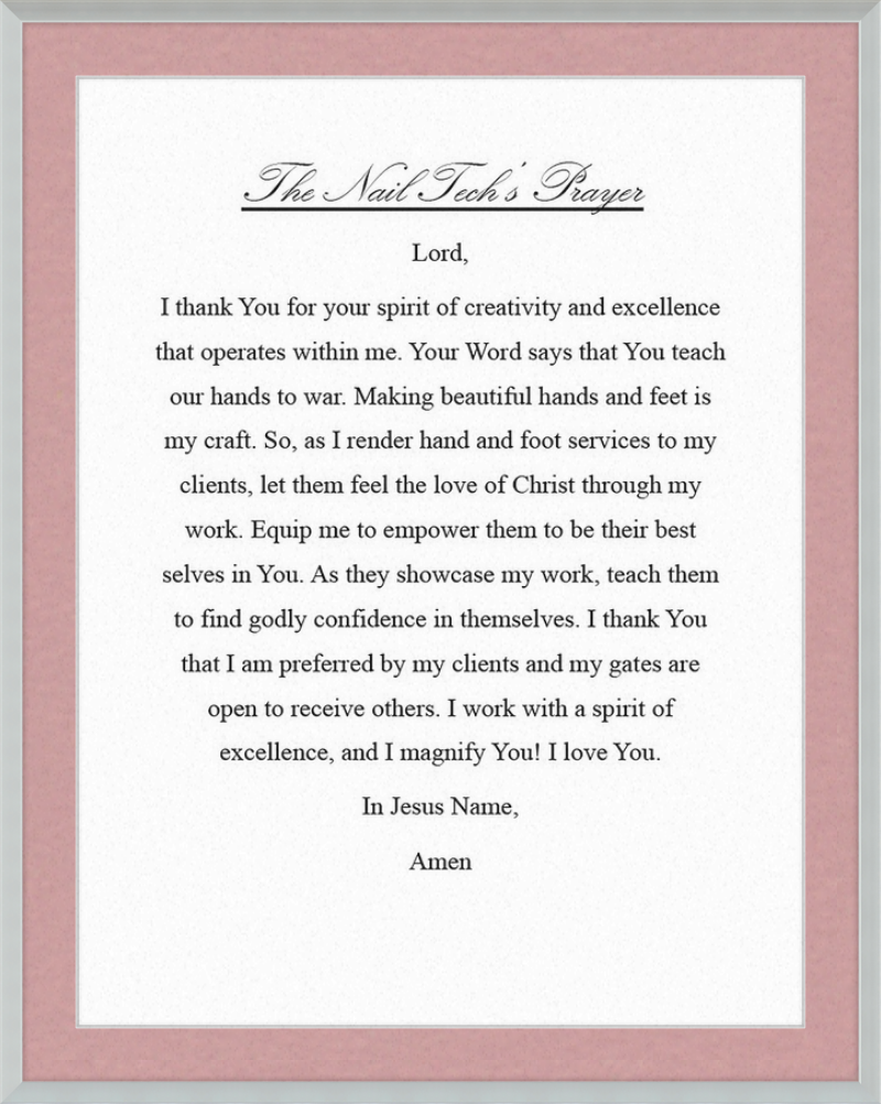 Nail Tech's Prayer