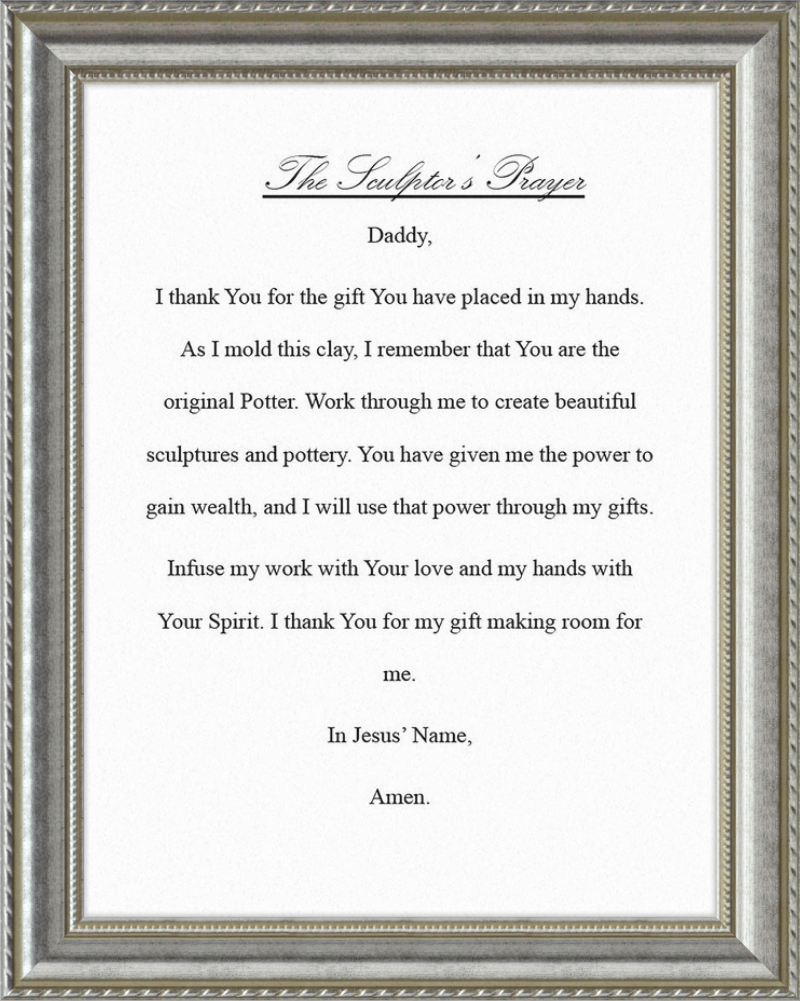 Sculptor's Prayer