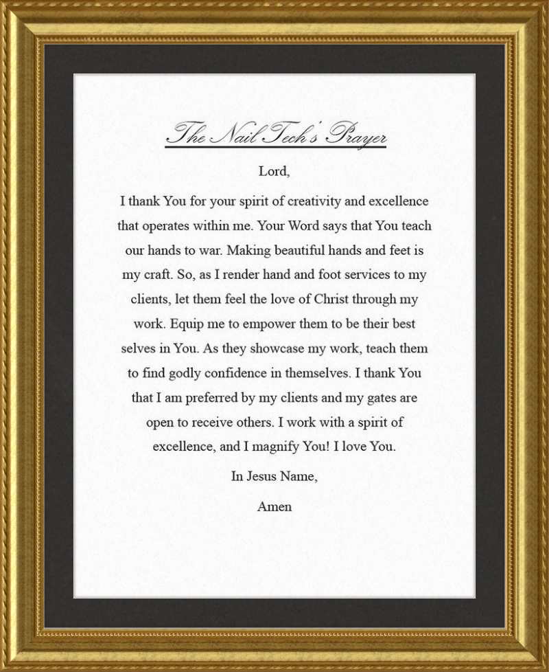 Nail Tech's Prayer