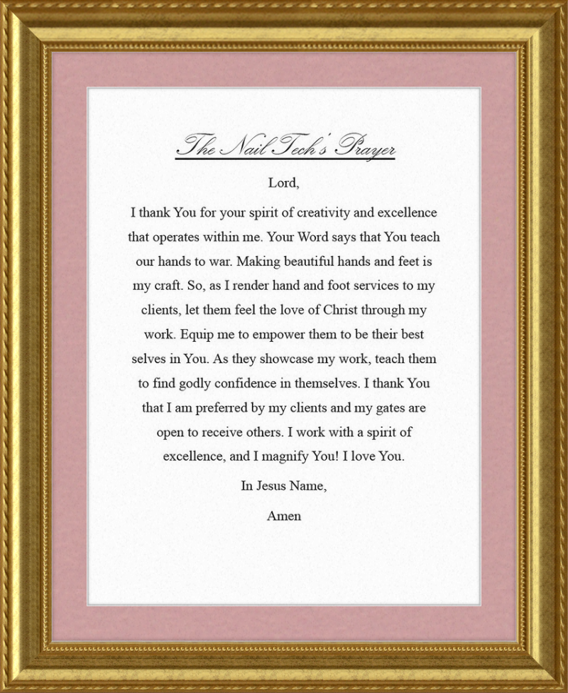 Nail Tech's Prayer