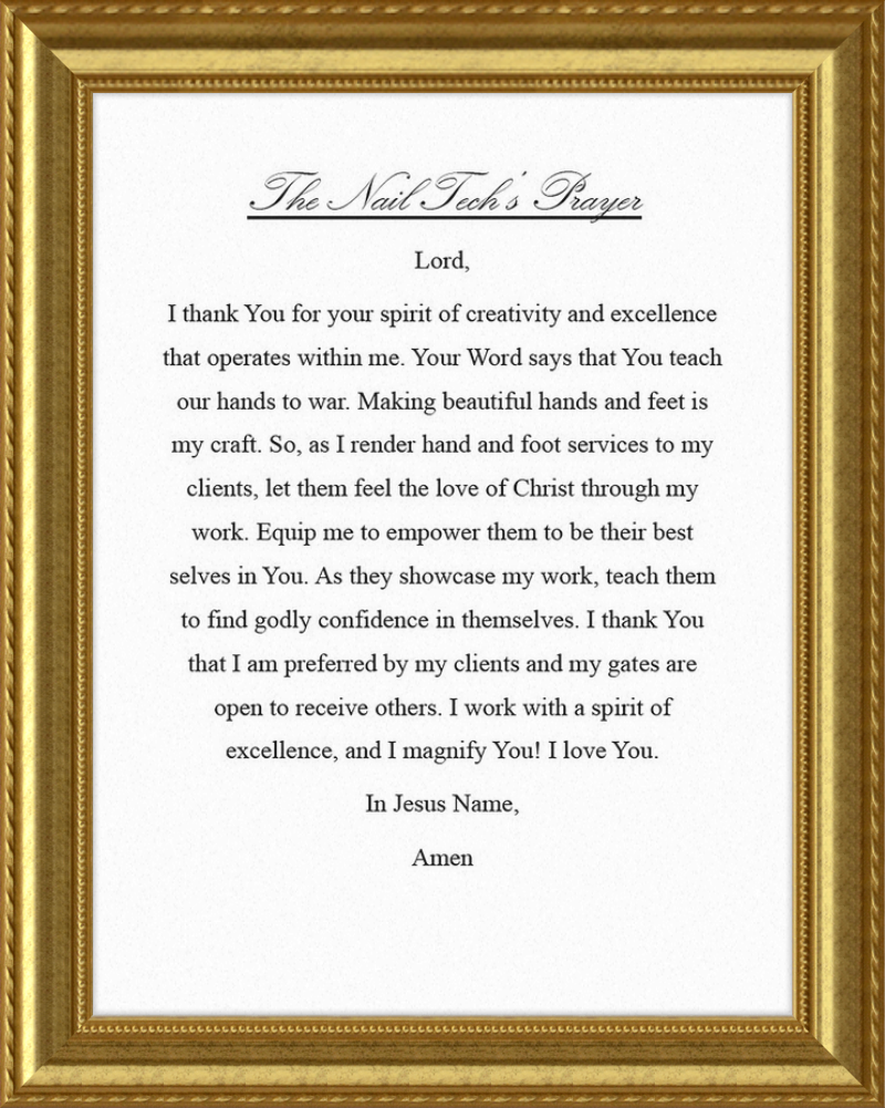 Nail Tech's Prayer
