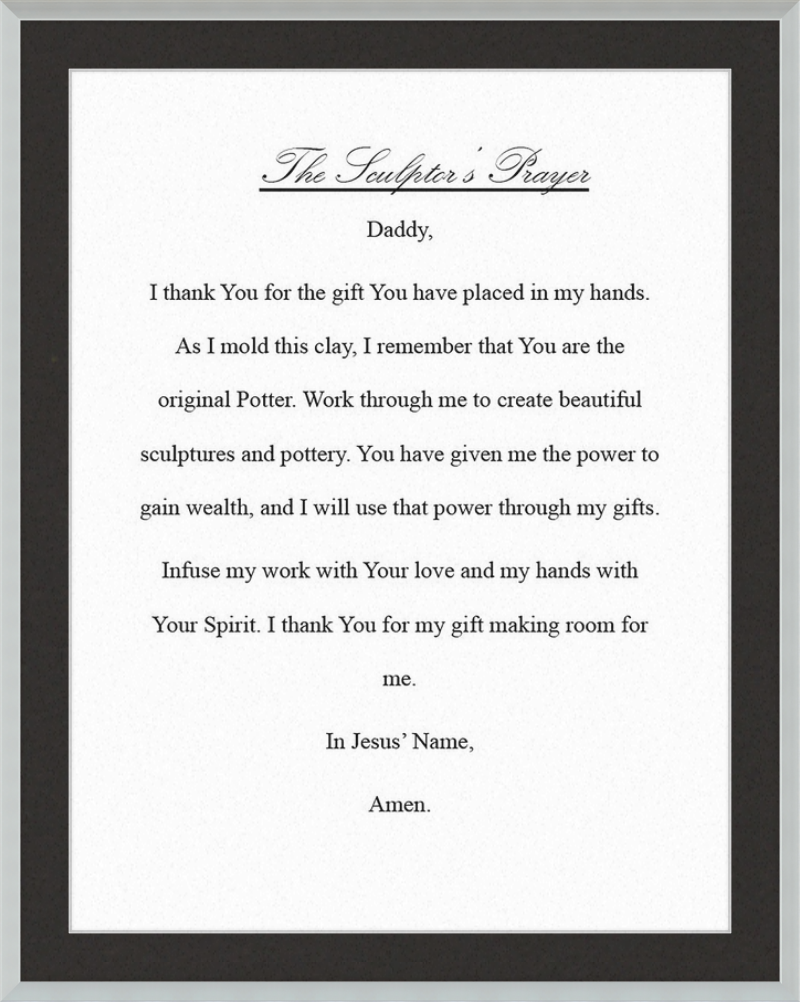 Sculptor's Prayer