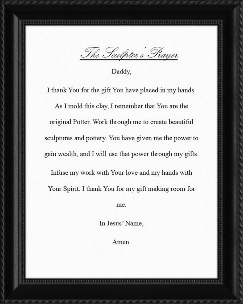 Sculptor's Prayer