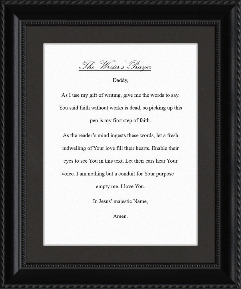 Writer's Prayer