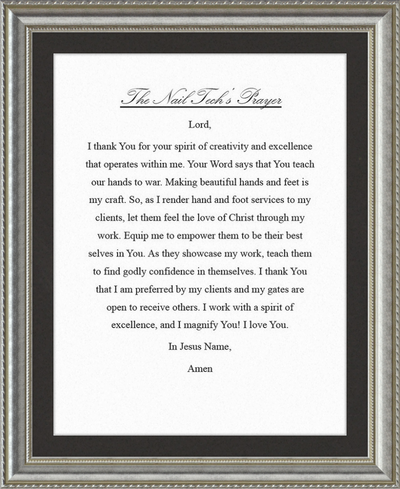 Nail Tech's Prayer