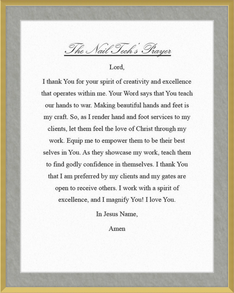 Nail Tech's Prayer