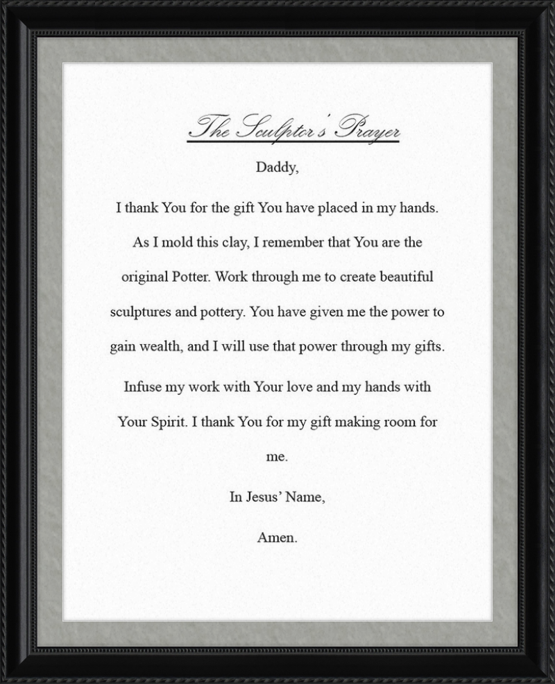 Sculptor's Prayer