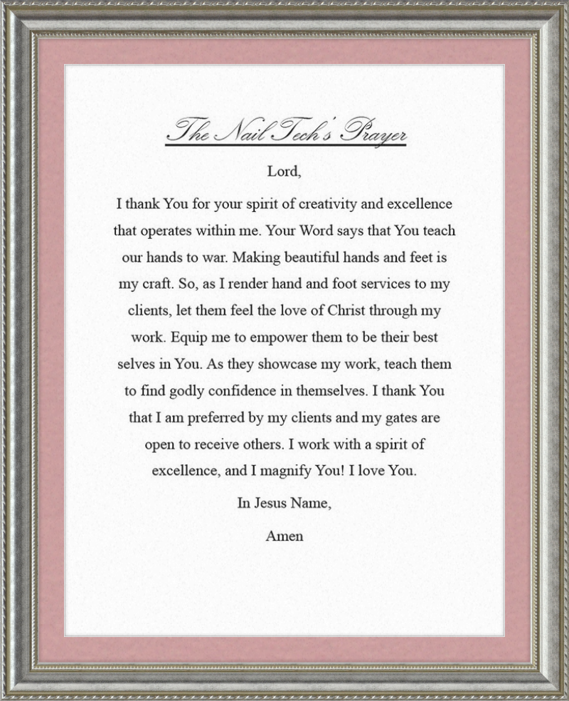 Nail Tech's Prayer