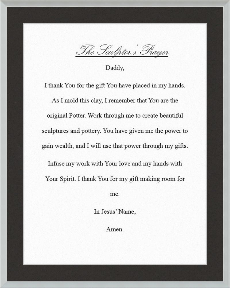 Sculptor's Prayer
