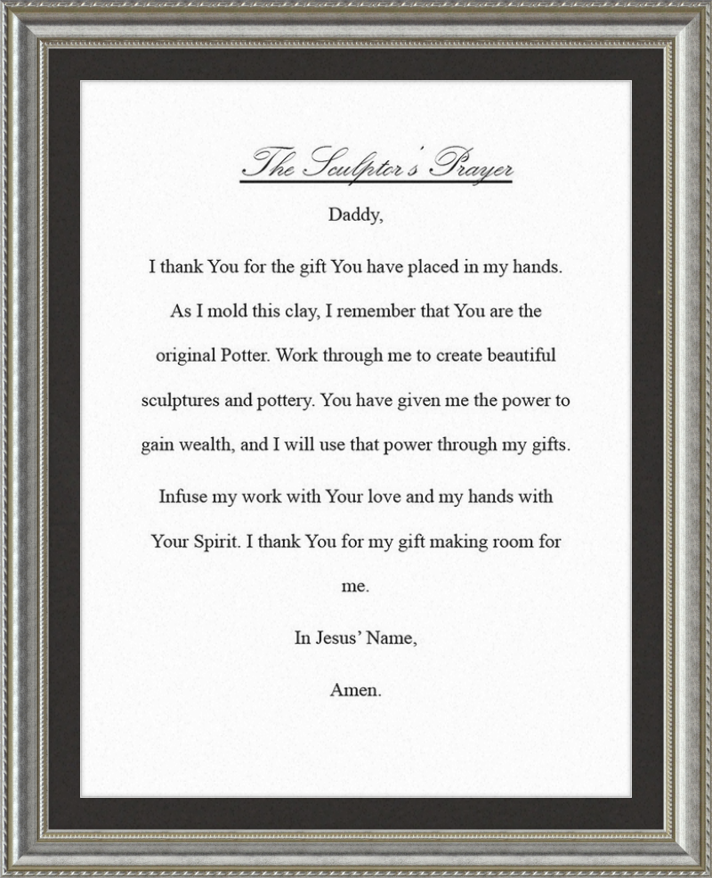 Sculptor's Prayer