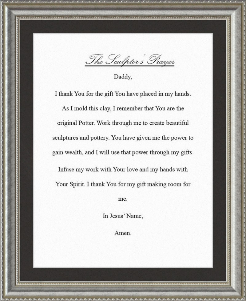 Sculptor's Prayer